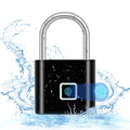 KERUI Fingerprint Lock Keyless USB Charging Smart Padlock Waterproof Door Lock 0.2sec Unlock Portable Anti-theft Padlock Zinc
