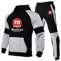 Spring Autumn Men's Montesa Motorcycle Logo Print Patchwork Pullover Hoodies+Personality Drawstring Sports - View 5 | SAMAG