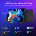Unew 11 inch Portable Touch Monitor | 2.5K IPS, WQXGA, 350cd 92% NTSC USB-C/HDMI, VESA 75x75mm & Stand, For Mobile Phones Laptop