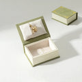 Flip Cover Book Shaped Jewelry Display Box Simple Earrings Ring Necklace Pendant Storage Box Portable Travel Jewelry Holder