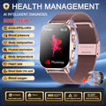 New Men Accurate Health Diagnosis ECG Smart Watch Blood Pressure Blood Oxygen Blood Fat Uric Acid Temp Bluetooth call Smartwatch