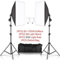 Softbox Lighting Kit Photography Studio Boom Arm for Video & YouTube Continuous Lighting Professional Lighting Set Photo Studio