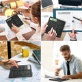 Intelligent Foldable Scientific Calculator 6 Inch Writing Tablet 10 Digit LCD Display Multi Purpose for School Accountant Office