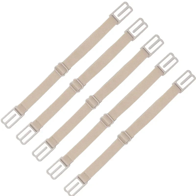 1-5Pcs Women's Adjustable Bra Strap Holder All Match Invisible Non-slip Shoulder Straps Belt Buckles Underwear Lingerie Extender