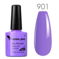 VENALISA Non Cleansing Topcoat Nail Art 7.5ml Soak off Base Coat Foundation No Wipe Top Coat Nail Gel Funny Bunny Gel Varnish