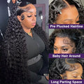 30 Inch Deep Wave Wigs Human Hair 13x4 13x6 Hd Lace Frontal Wigs Water Wave Lace Closure Wig Remy Brazilian Curly Wigs For Women