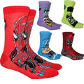 5 Pairs Marvel Socks Funny Men Anime Spider Man Iron | SAMAG