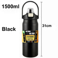 Outdoor Portable Thermos with Straw 304 Stainless Steel Thermal Mug Tumbler Cup Sports Vacuum Flasks Cold and Hot Water Bottle