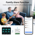 100-240V 16A Tuya Smart WiFi Switch Mini 1/2Gang Breaker Relay Smart Life App Remote Interruptor Google Home Alexa Voice Control