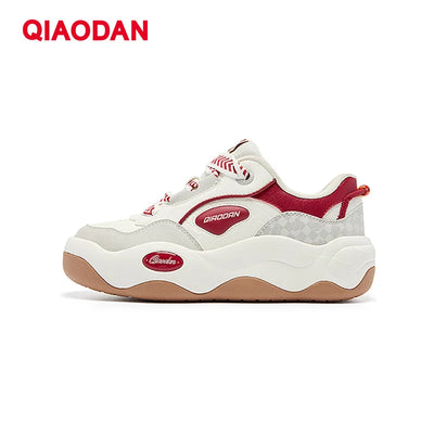 QIAODAN Casual Skateboarding Shoes Leather Women's | SAMAG