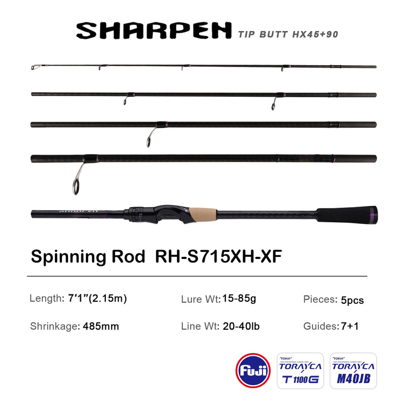 PURELURE SHARPEN Travel Soft Lure Long Spinning | SAMAG