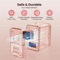 Mini Fridge for Bedroom Skincare Fridge 6L/8 Cans Small Refrigerator Compact Refrigerator 110V AC/12V DC Portable Cooler and Warmer for Skin Care, Makeup and Cosmetics