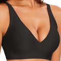 Women Solid Bras Underwear Seamless Wire-Free Full-Cup Bra with Comfortable Gathering Traceless Breathable Female Lingerie