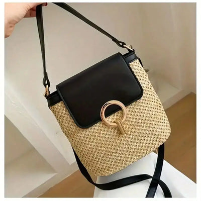 Woven Beach Crossbody Bag, Multi-Functional Adjustable | SAMAG