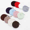 Classic Solid-Color Flat Laces Premium Cotton Casual Shoelaces Sneaker Shoelace Shoe accessories 1Pair