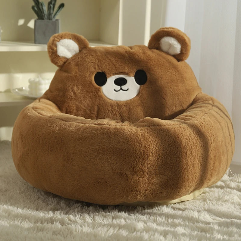 Cat Bed Sofa Winter Warm Pet Bed for Small Dogs Cats Thickened Deep Sleeping Dog Bed Puppy Kennel Cozy Pet Supplies