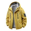 Winter Hooded Parka Coat Men Fleece Lined Windproof Quilted Coats Man Outwear Clothing Thick Warm Padded Jackets Couple Parkas