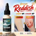 KINGZOO Temporary Tattoo Ink Sun Activated Color Changing Body Art Paint Airbrush Paint for Festival Party Beach Halloween 30ML