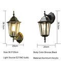 Europe Style Retro E27 Wall Lamp Courtyard Garden Outdoor Waterproof Lighting Aisel Stairs Residential Balcony Porch Fixtures