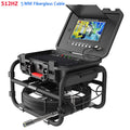 GAMWATER Sewer Pipe Inspection Camera with 512HZ Locator Self-Leveling Video+Audio Record Meter Counter 9"1080P Endoscope Camera