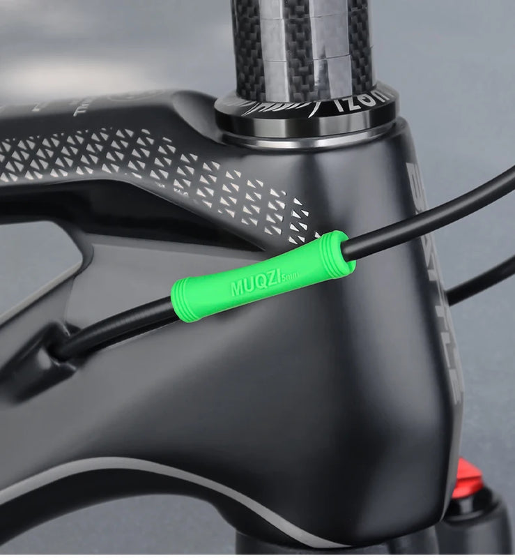MUQZI 4/8pcs Bicycle Cable Protector Brake Shift Line Frame Protect Sleeve MTB Road Fixed Gear Bike Universal