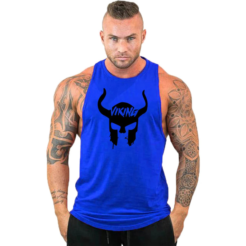 Workout Bodybuilding Sports Brand Gym Mens Back Tank Top Muscle Fashion Sleeveless Shirt Stringer Clothing Singlets Fitness Vest