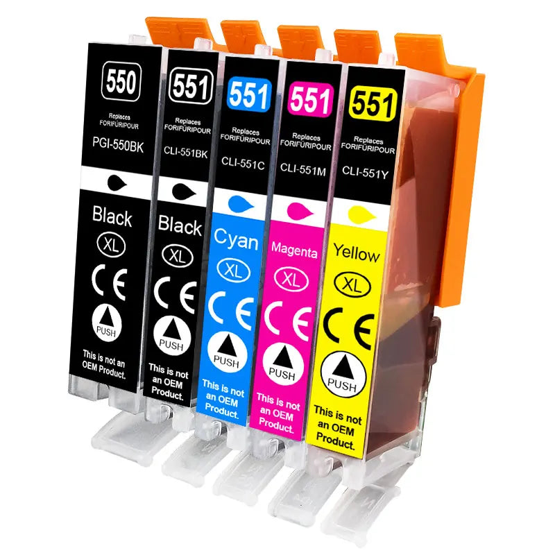 PGI550 CLI551 Compatible Ink Cartridges PGI-550 CLI 551 PGI-550 CLI-551 For Canon MG6350 MG7150 IP8750 Ip7250 printers