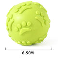 Dogs Interactive Toys Soft TPR Toys for Dog Pet Teeth Cleaning Bite Resistance Squeaky Dog Ball Toy