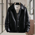 This Autumn's Best-Selling High-Quality Stand-Up Collar Jacket Is a Trendy, Fashionable, Cool and Versatile Casual Leather Jacke