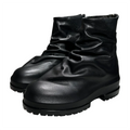 Men's High Top Shoes Platform Zip Leather Luxury Sneakers High Street Autumn Black Designer Boots