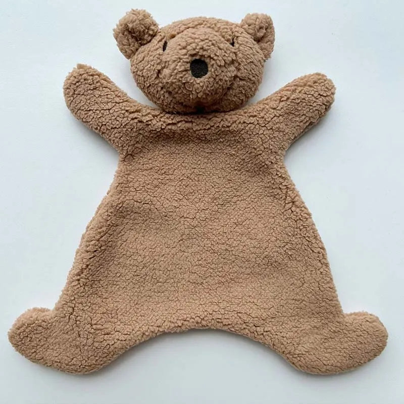Baby Soothing Doll for Newborn Accessories Photography Props Cute Bear Lamb Baby Sleeping Doll Baby Care Soft Plush Dolls