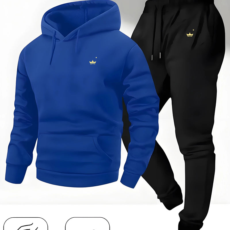 Crown Logo Printed Autumn/Winter Fashion New Hooded Sportswear Outdoor Versatile Casual and Pants - View 7 | SAMAG