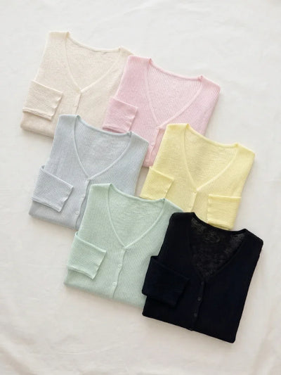 Zjaiss Summer Single - breasted Short Tops Air Conditioner | SAMAG
