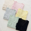Zjaiss Summer Single - breasted Short Tops Air Conditioner | SAMAG
