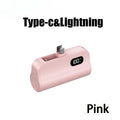 Mini Capsule 50000mAh High Capacity Power Bank Portable Wireless Fast Charging External Battery For iPhone Huawei Samsung