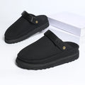 Women Clogs Slip on Mules Suede Platform Ladies Slippers Non Slip Outdoor House Shoes Warm Winter Footwear Ladies Slippers