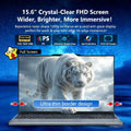 Portable Windows 11 Pro 15.6' Laptops Intel Core I9-9900 16GB RAM 1TB SSD Office Gamer Study Notebook Computer PC