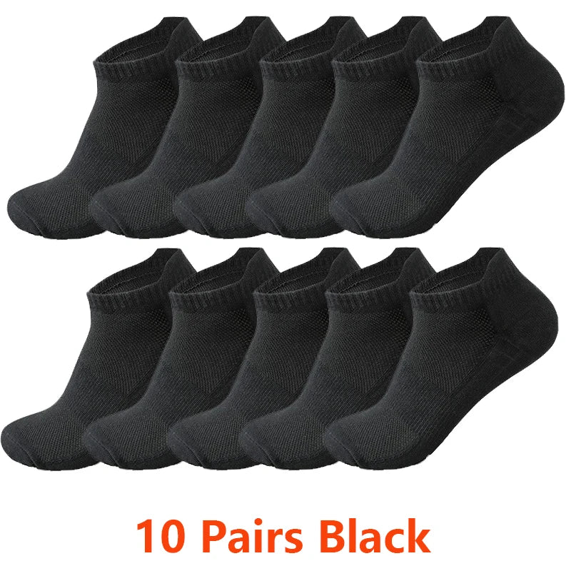 Pairs Ankle Socks Men Women Breathable Mesh Cotton | SAMAG