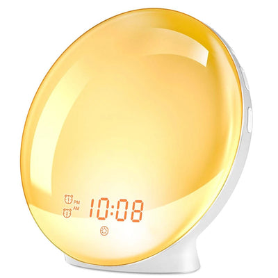 Wake Up Light Alarm Clock with Sunrise/Sunset Simulation | SAMAG