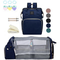 Mommy Bag Lightweight Portable Folding Crib Bed Large-capacity Travel Maternity Bags Baby Backpack Female Mommy Outting Bag