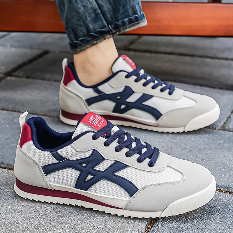 Men's Casual Shoes Fashion Sneakers Low Top Lace Up Lightweight Comfortable Breathable Walking Shoes For Daily Wear