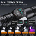 High Strong Power LED Flashlights USB Rechargeable Magnetic Tactical Torch With COB Side Light Camping Fishing Zoom Lantern