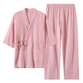 Sleepwear Men's Pajamas and Robes Male Couple's Set Pure Oversized Home Wear Spring Autumn Pajama 2pcs
