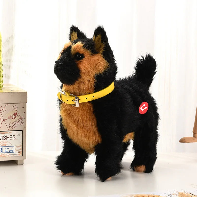 New Simulation Robot Dog Electronic Pet Sound Control Walking Nodding Music Touch Control Robot Animal Pet Children Toy Gifts