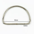 1-10Pcs D Ring Shape Metal Handles Replacement DIY Handbags Bags Purse for Making Women Bag Belt Hardware Accessories