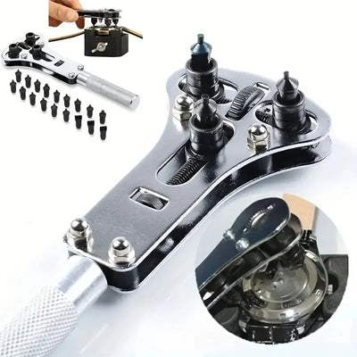 3 Claw Watch Case Opener Adjustable Screw Back Remover | SAMAG