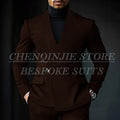 Chic Shawl Lapel Green Suits for Men High Quality Slim Fit Wedding Costume Homme Customized 2 Piece Jacket Pants Outfits Terno