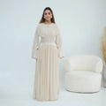 Luxury Dubai Abaya Kaftan for Women 2 Layer Modest | SAMAG