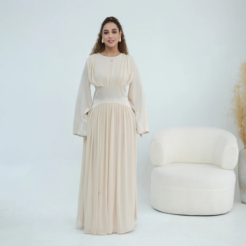 Luxury Dubai Abaya Kaftan for Women 2 Layer Modest | SAMAG