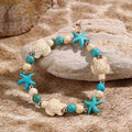 Bohemia Shell Conch Starfish Bracelet for Women Handmade Adjustable Rope Summer Beach Party Jewelry - Visuel 17 | SAMAG